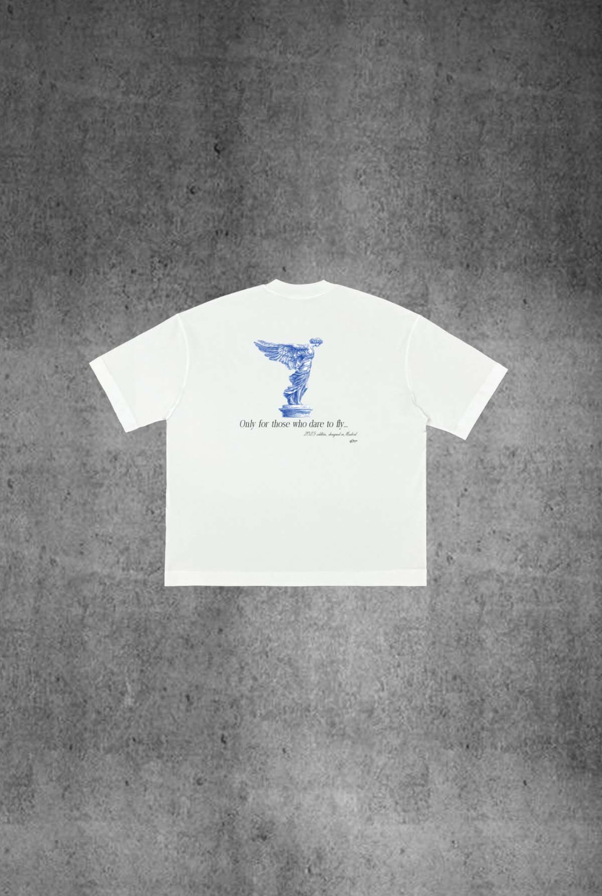 Dare To Fly white Tee