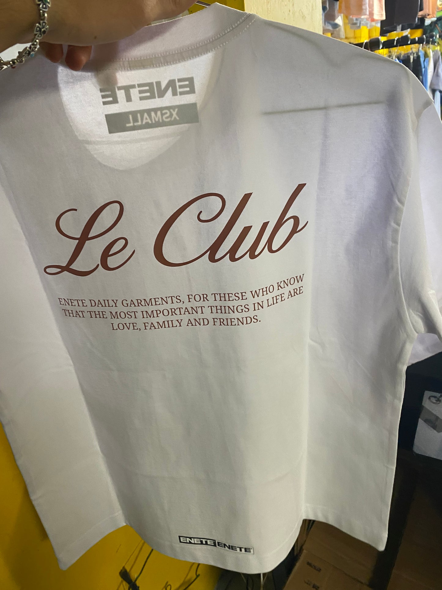 ENETE Camiseta blanca Le Club