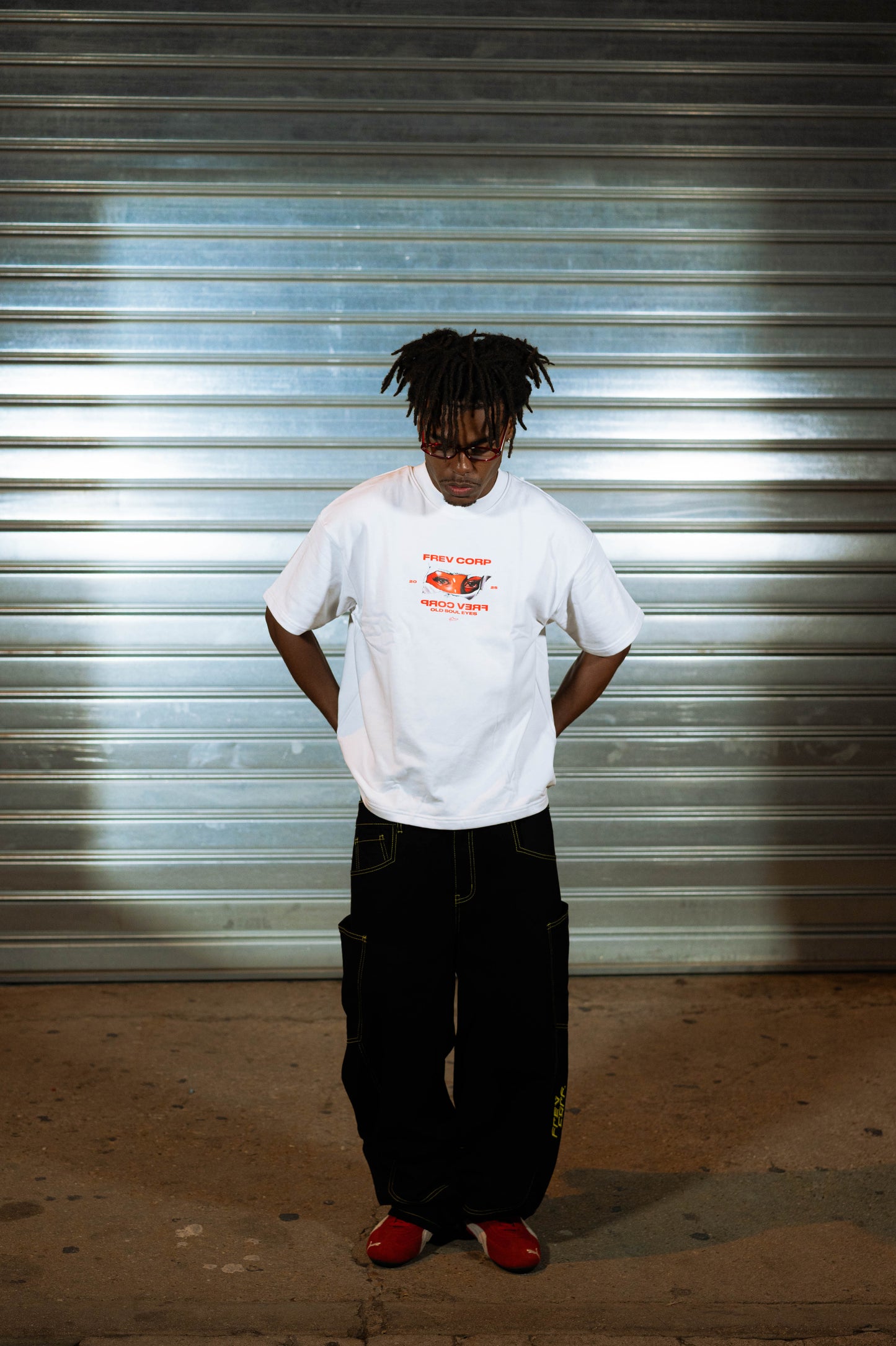 Old Soul Eyes white Tee