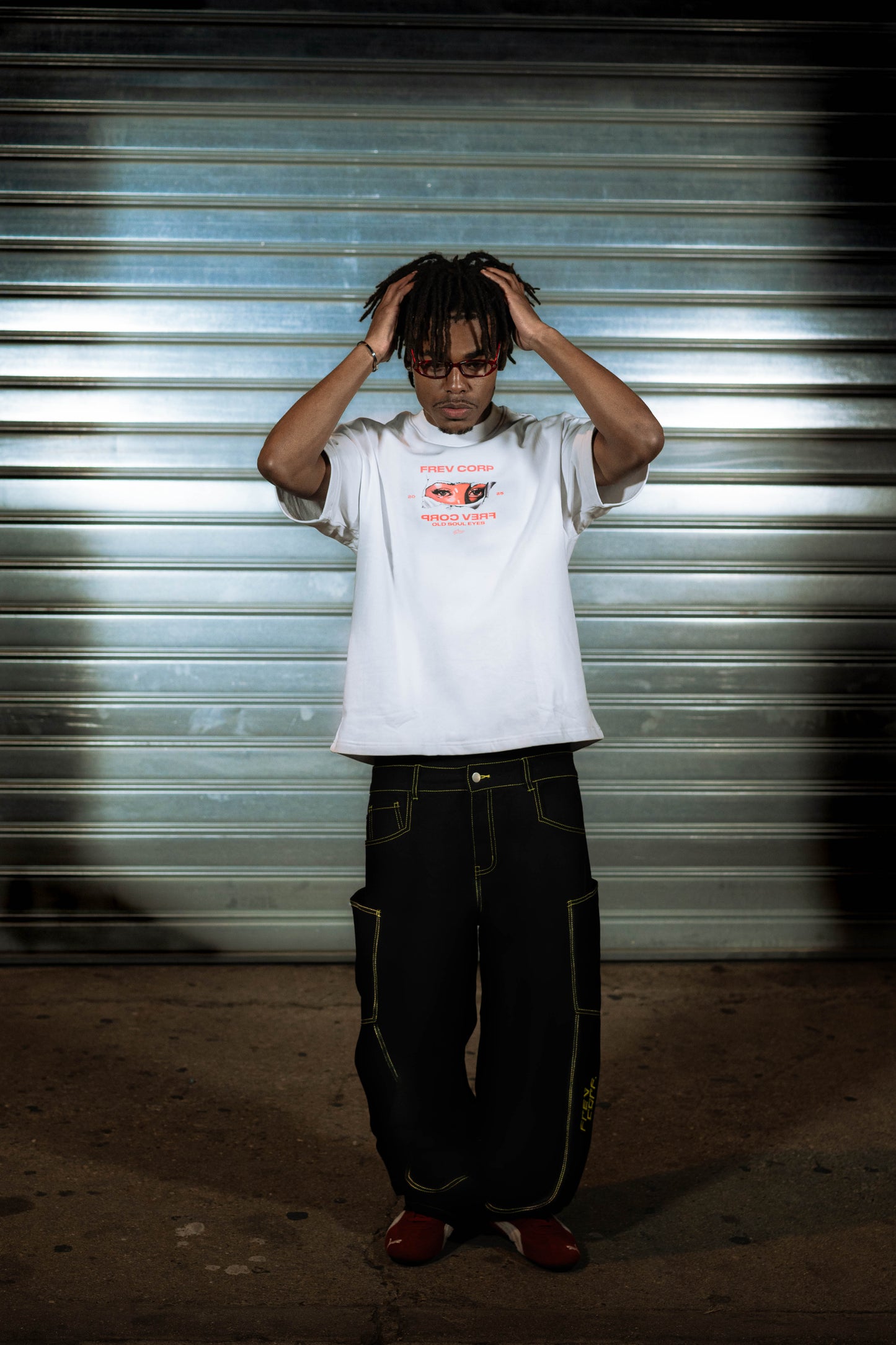 Old Soul Eyes white Tee