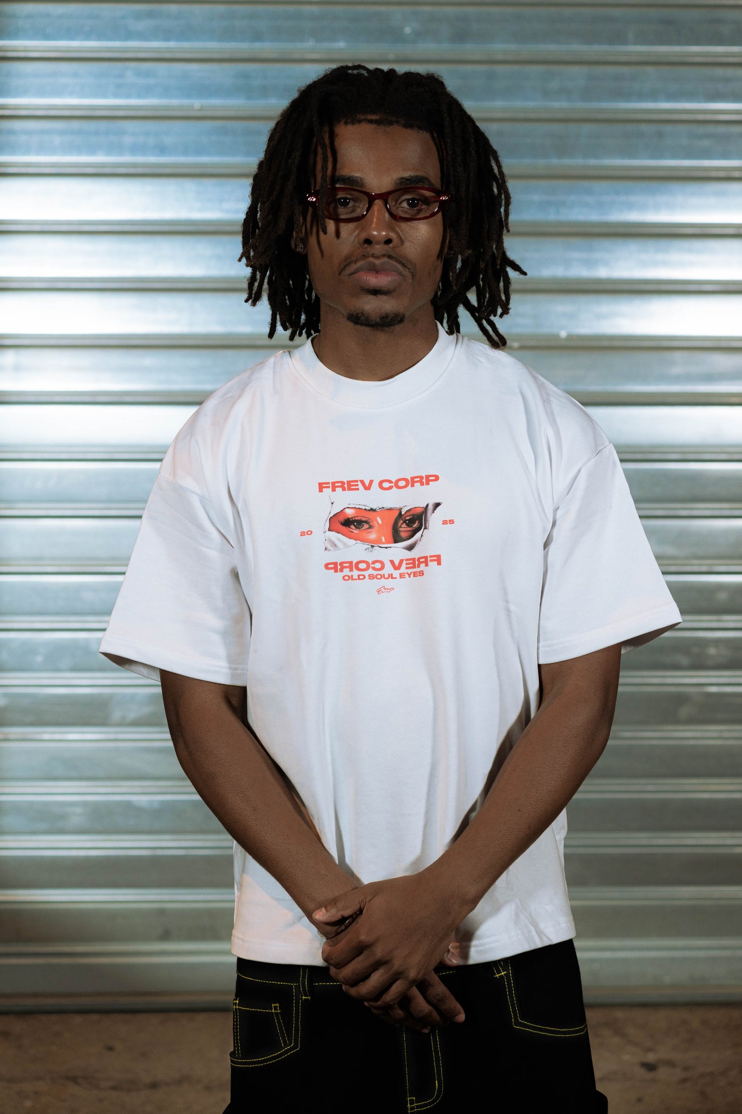 Old Soul Eyes white Tee