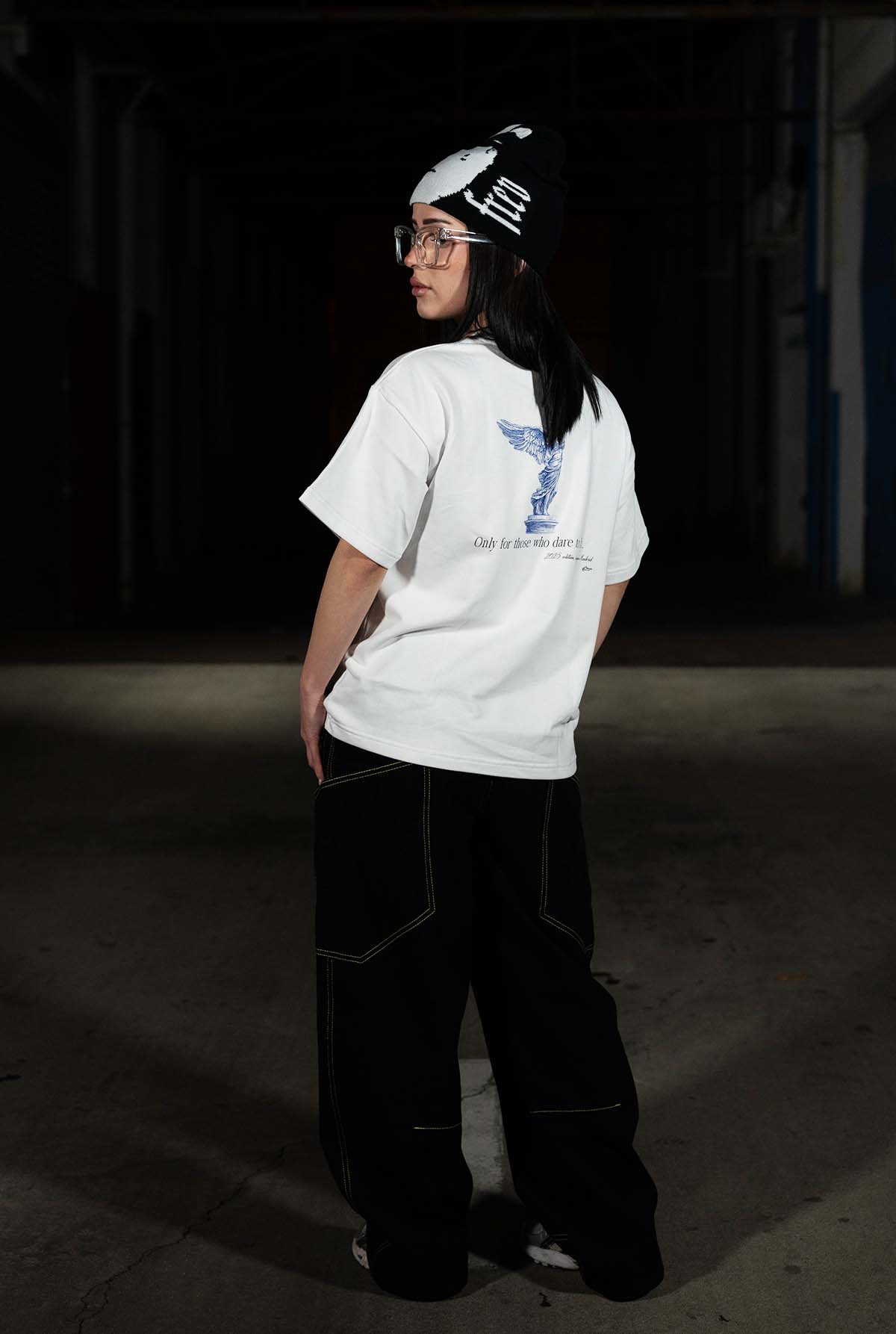 Dare To Fly white Tee