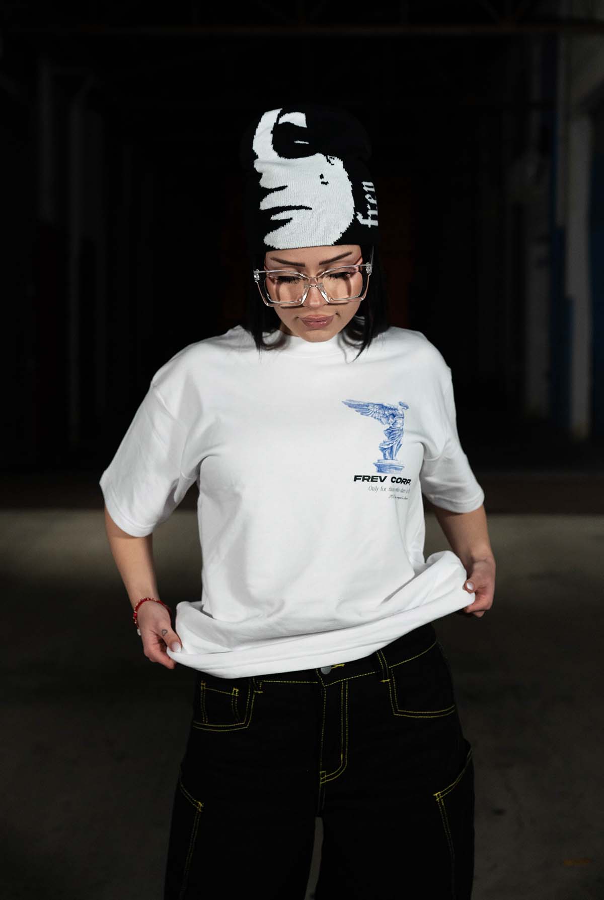 Dare To Fly white Tee