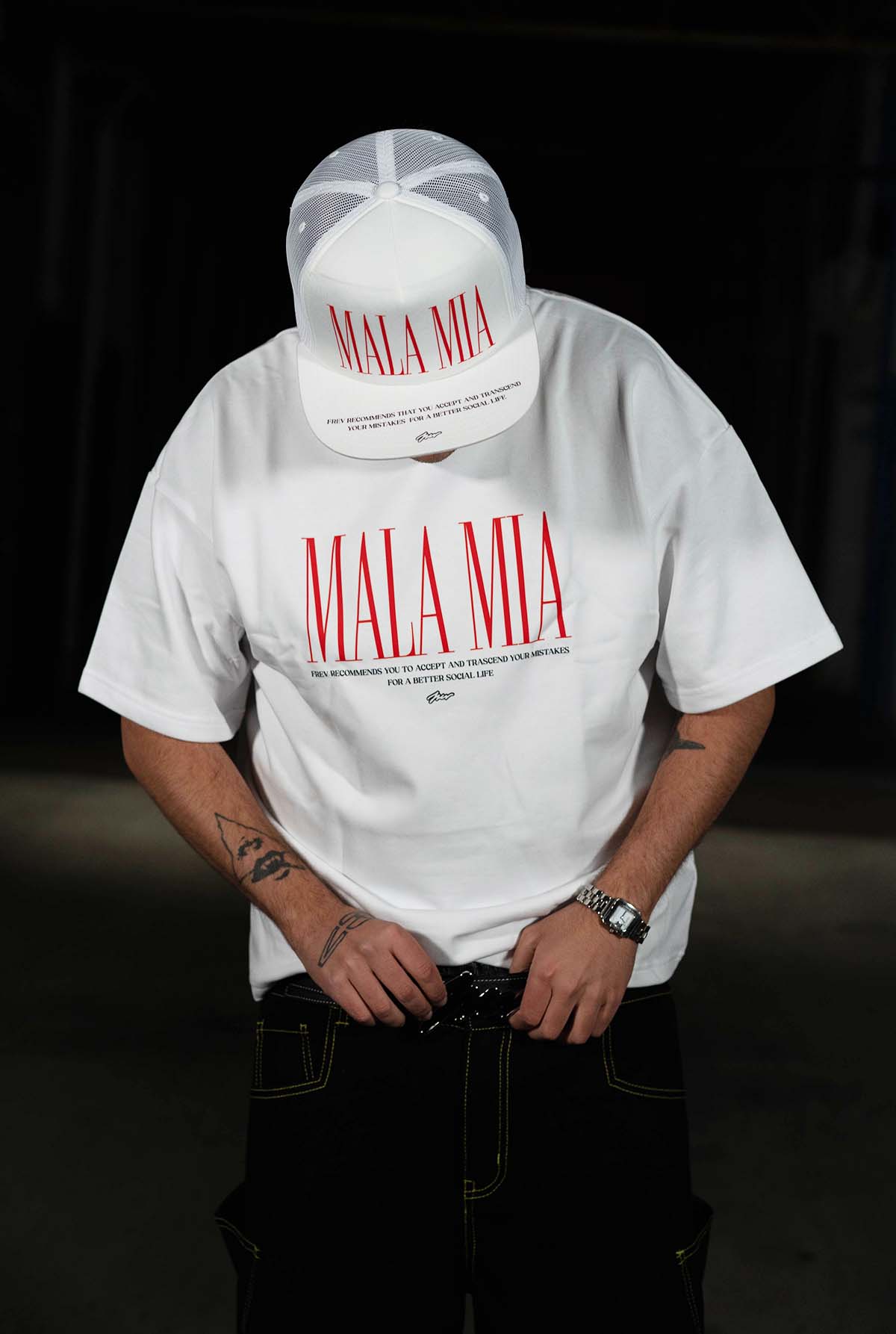 Mala Mia white Tee