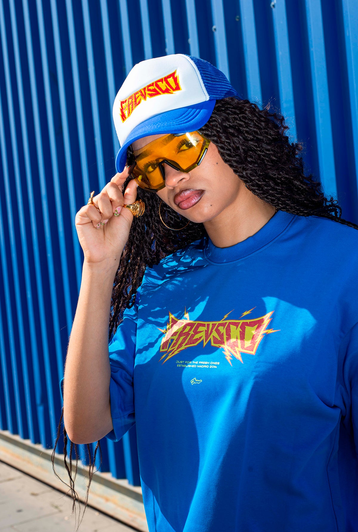 FREVSCO BLUE TEE