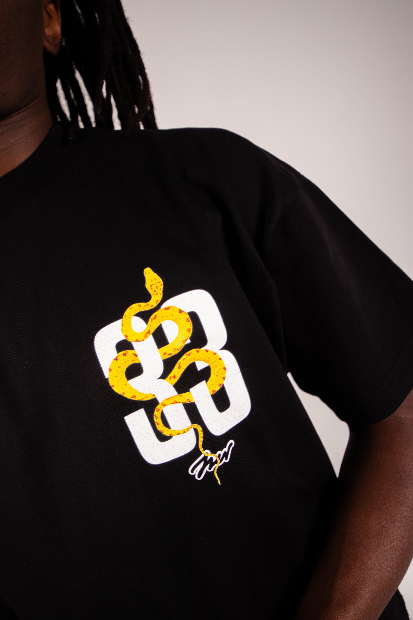 Snakes In The Game Black Tee