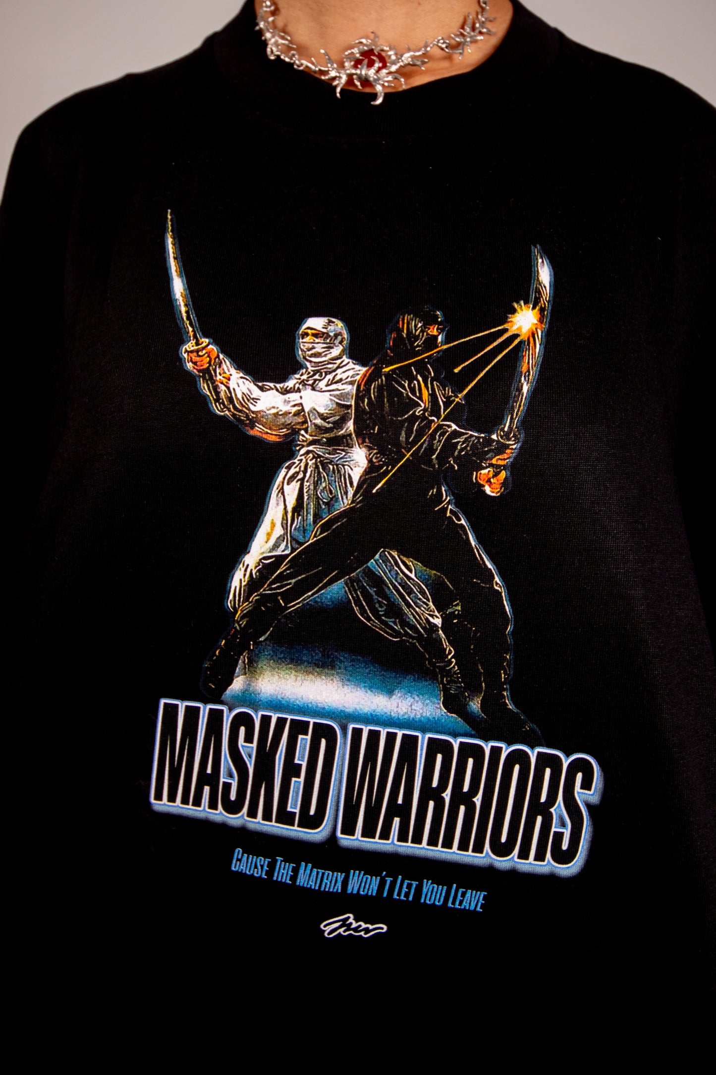 Masked Warriors Black Tee